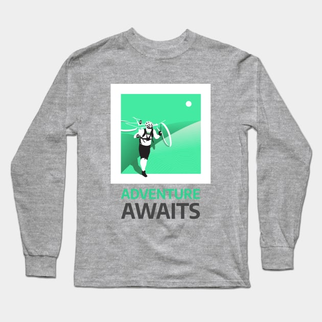 Adventure Awaits Long Sleeve T-Shirt by Tinman600